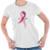 Hope Breast Cancer Pink Ribbon Strong Fight Womens Top Junior Graphic Tee