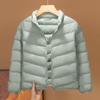 2025 Kids' Autumn-Winter Lightweight Down Short Jacket - Stand-Up Collar, Warm for Boys & Girls