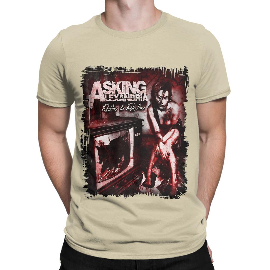 Asking Alexandria Reckless Novelty 100 Cotton TShirt Asking Alexandria Tees Tops For Unisex