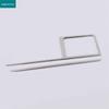 Silver Stainless Steel Front Pillar Speaker Light Ring Cup Holder Decoration for 2015 Honda CRV Interior Modification