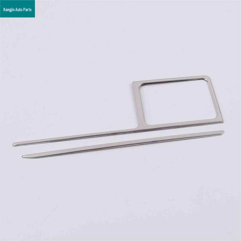 Silver Stainless Steel Front Pillar Speaker Light Ring Cup Holder Decoration for 2015 Honda CRV Interior Modification
