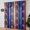 Americké vánoční zatemňovací závěsy: Slavnostní potištěná látka pro domácí dekoraci