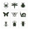 9 Pcs for Butterfly Insect Stencils Painting Template 6x6Inch for Kid Drawing Graffiti DIY Craft Party Decor Birthday Fa