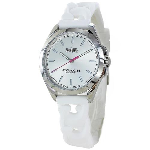 Coach Watches, Couple's Watch Storage Box for Men and Women, Silicone and Rubber Straps, 14503782 (14503782)