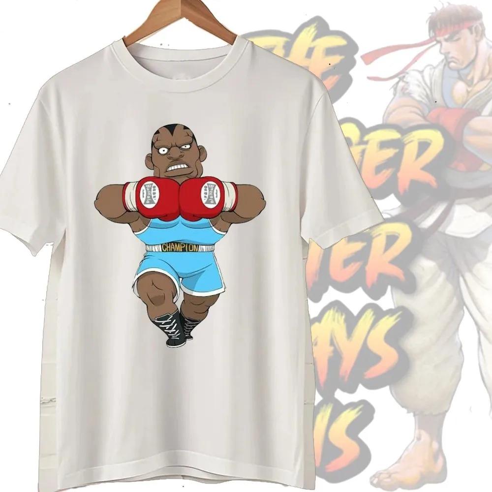 Street Fighter Chun-Li Ryu Bedruckte Y2K Neue Paar Baumwoll-T-Shirts Männer Frauen Streetwear Lässig Harajuku Retro Unisex T-Shirt Top