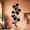 Decoratieve Druivenrank Metaal Wandkunst voor Wijnliefhebbers Rustieke Huis Keuken Decor Wijnmakerij Bord