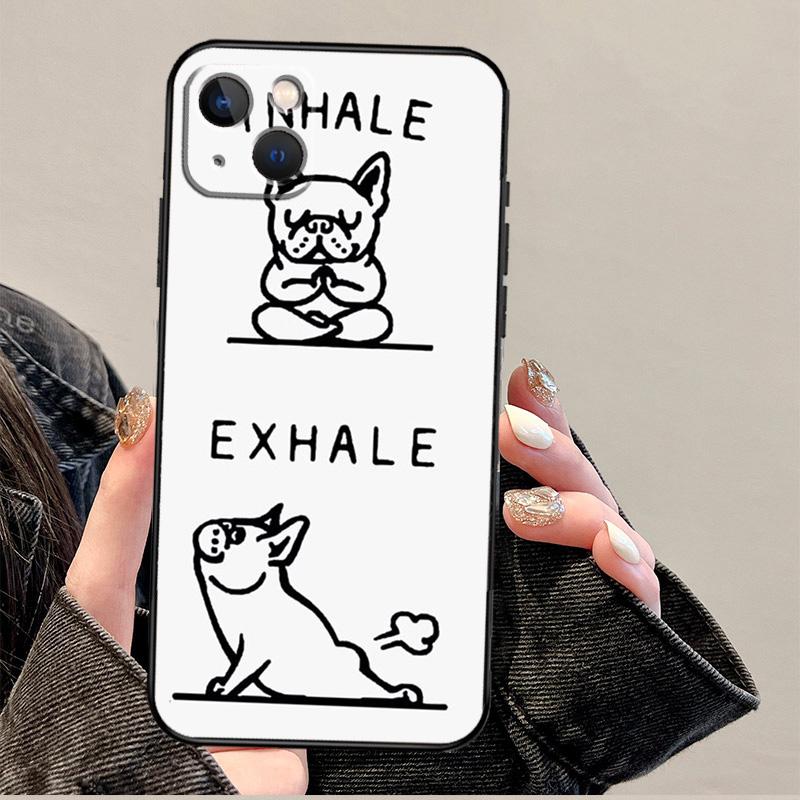 Funny french bulldog Phone Case For iPhone 17 Pro Max 11 14 15 16 Pro Max 12 13 mini 16 Plus 16e 17 Air Cover