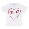 Popolare nuova versione giapponese di T-shirt per coppie Kawaku amore uomini e donne con la stessa stampa a maniche corte CDG gioca Baoling