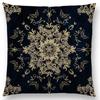 New Dreamy Emerald Spirit Flower Pillow Case Soul Mandala Elegant Flourish Floral Pattern Design Prints Retro Cushion Cover