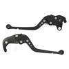 H62 Schwarz HONDA Kompatibel mit CBR1000RR SC57 und CB1000R SC60 (Schwarz) Brems-/Kupplungshebel, 6-stufig verstellbar,