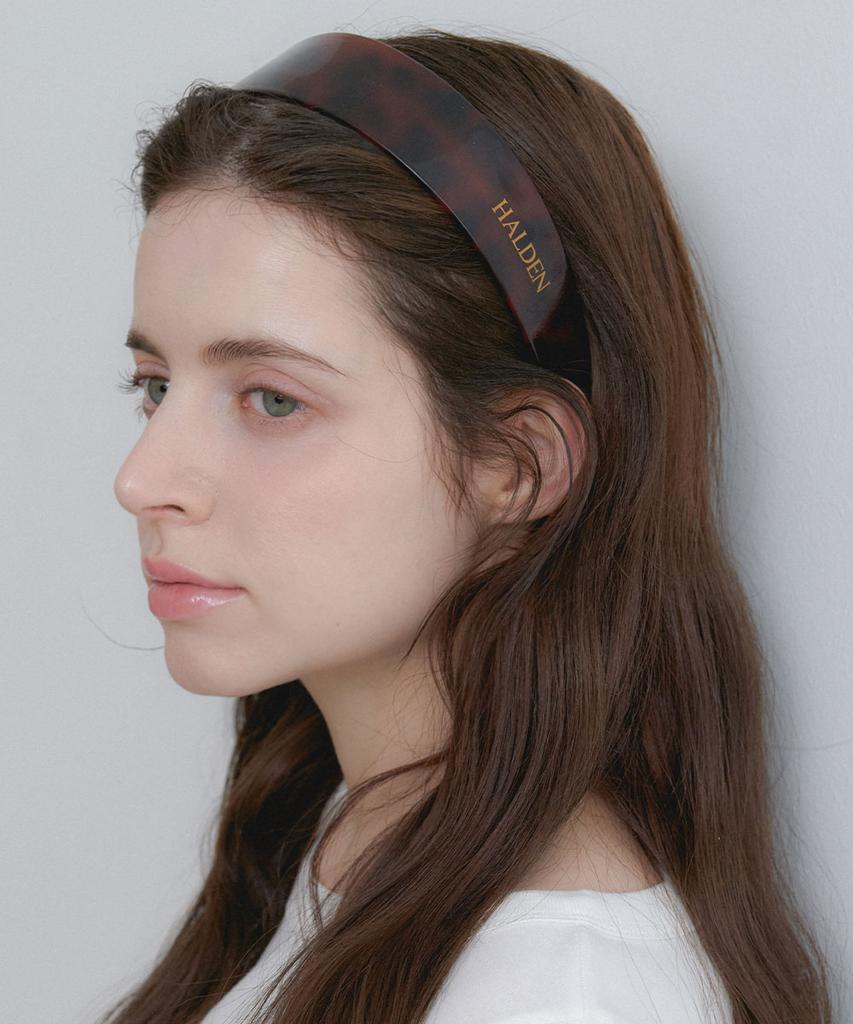 Halden New Marbling Hairband (H048_Brown Leopard)