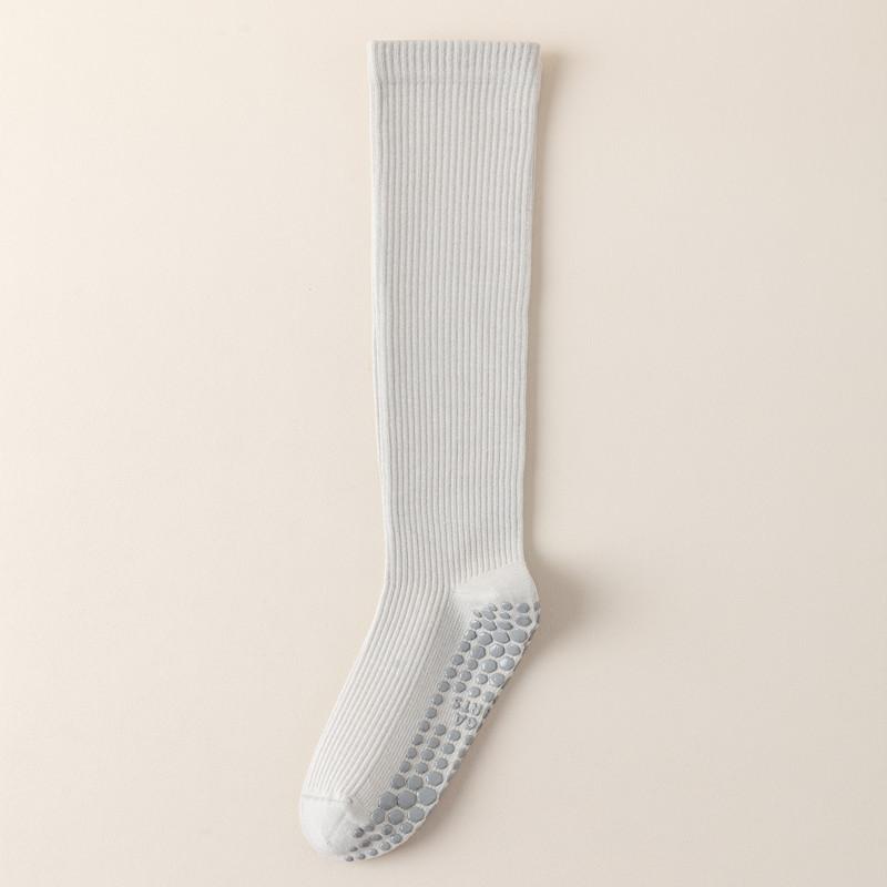 

Color Matching Yoga Calf Socks Professional Non-Slip Pilates Pressure Sports Socks Children S Fitness Dance Stockings One Size