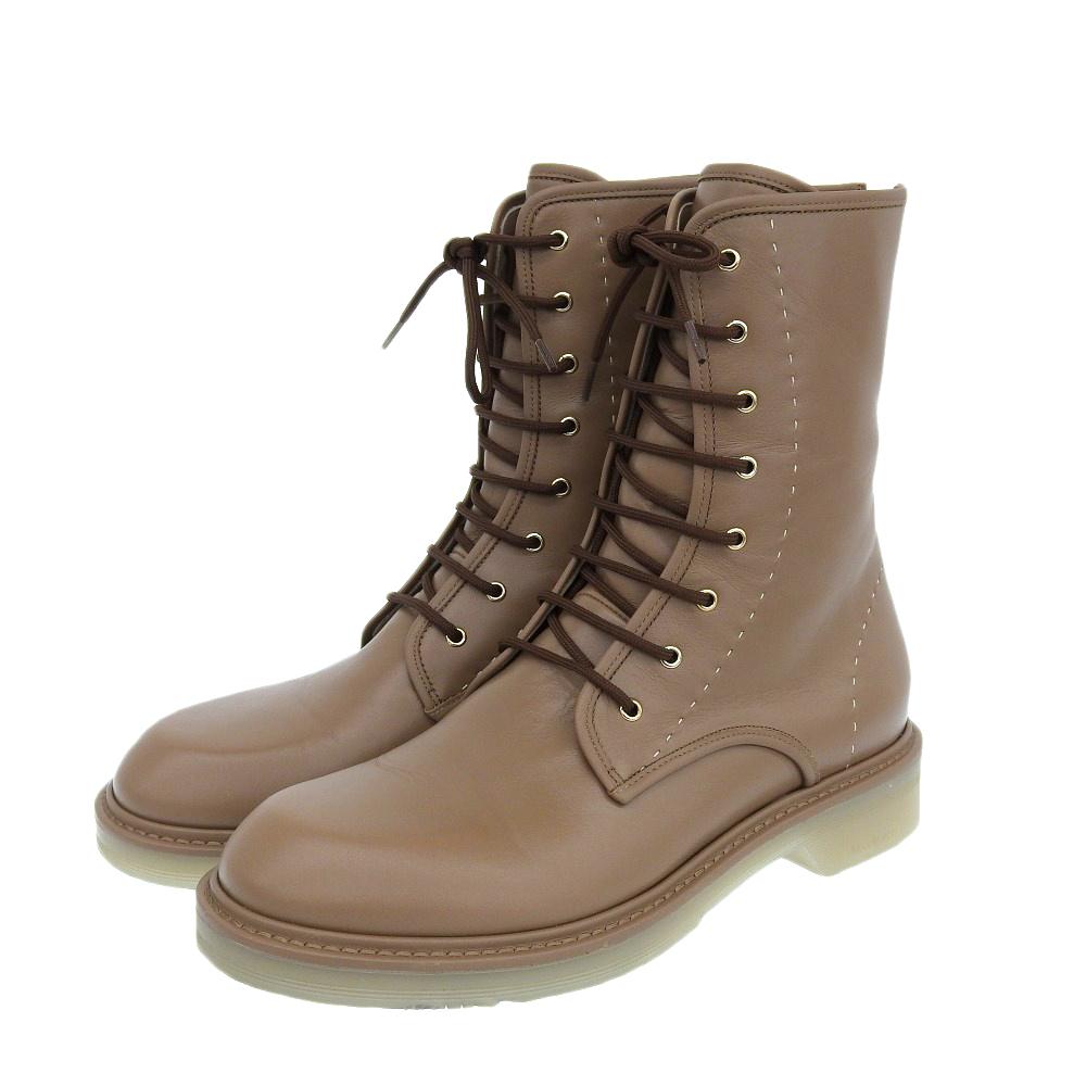 Max Mara Beautiful URBAN Compact Short Boots, Women's, Hazelnut Brown, Size 39, 2025AW Shoes 39 Hazelnut BrownUsed