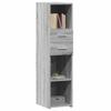 VidaXL Buffet haut sonoma gris 30x42,5x124 cm bois d'ingénierie, buffet, placard, armoire latérale, armoire, armoire de 846157
