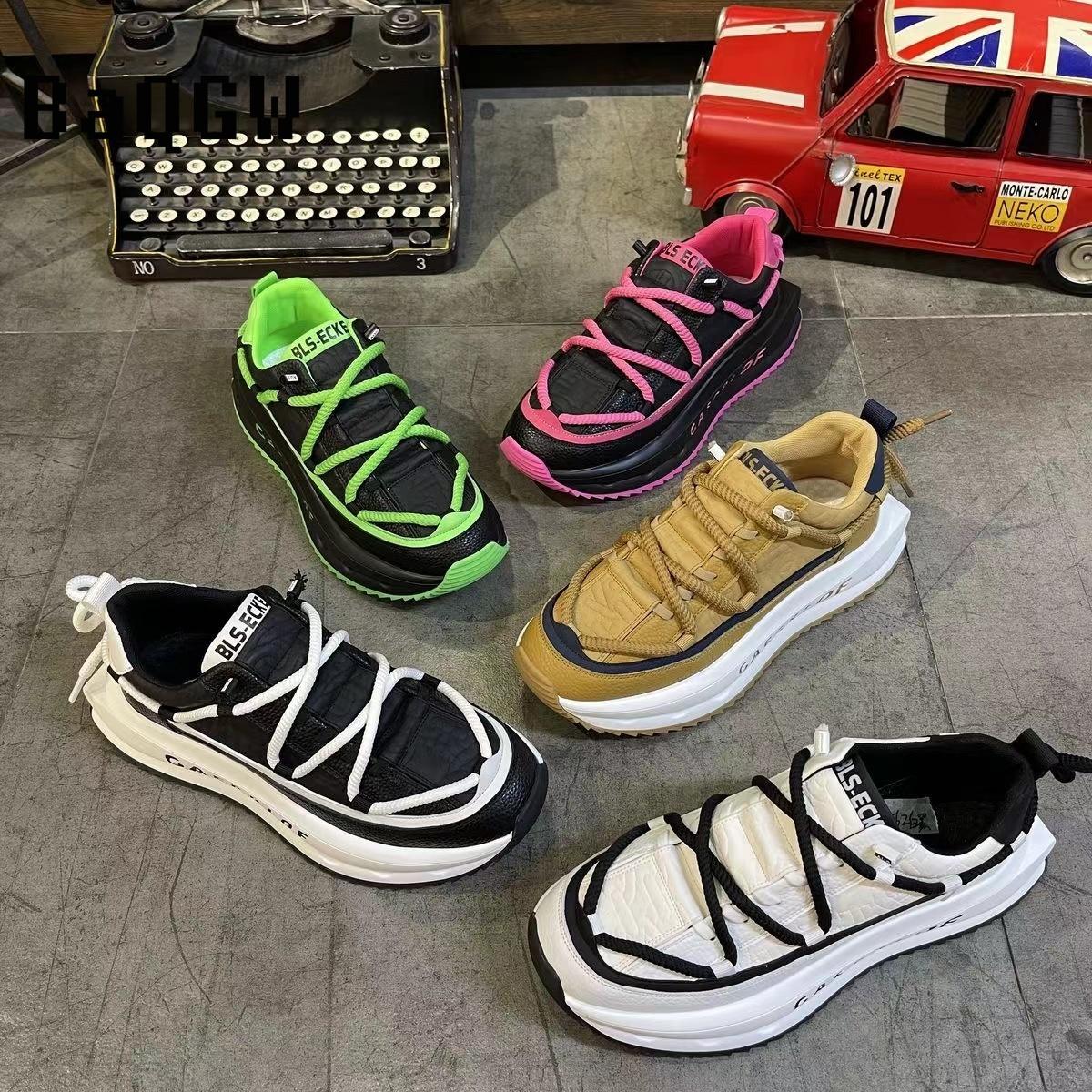 Модные мужские туфли на шнуровке — фото 7