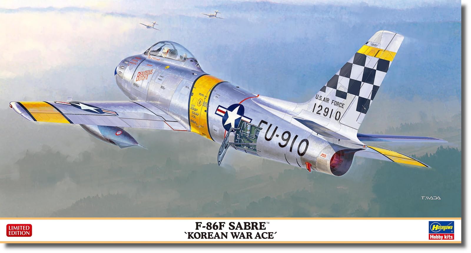 

Hasegawa масштабный американский Sabre Ас Корейской войны пластиковая модель 07532 1/48 F-86F