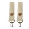 1 Pair Baby Stroller Organizer Hook Cute Bear Stroller Hooks Adjustable Bag Hanging Hooks Sturdy Stroller Accessories
