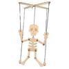 MégaCréa DIY - Wooden Skeleton Puppet To Assemble Halloween Decoration 19 X 28 Cm