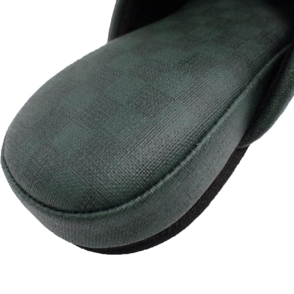 L Dimensions Approximately Checker Senko Antibacterial Vinyl Slippers for Guests and Business Also Recommended for and [Gray (inner 26.5cm)] Use.