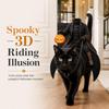 Halloweenový cosplay kostým pro mazlíčka Design 3D Bezhlavého jezdce Nastavitelný obleček pro kočky na domácí večírky