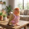 Breathable Mesh Bird Flight Suits with Leash Parrot Nappy  for Cockatiel Pigeons