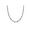 Klassische Double G Serie Ineinandergreifende Double G Kubanische Kette Vintage Poliert 925 Silber Halskette Unisex Halskette 616941-J8400-0811