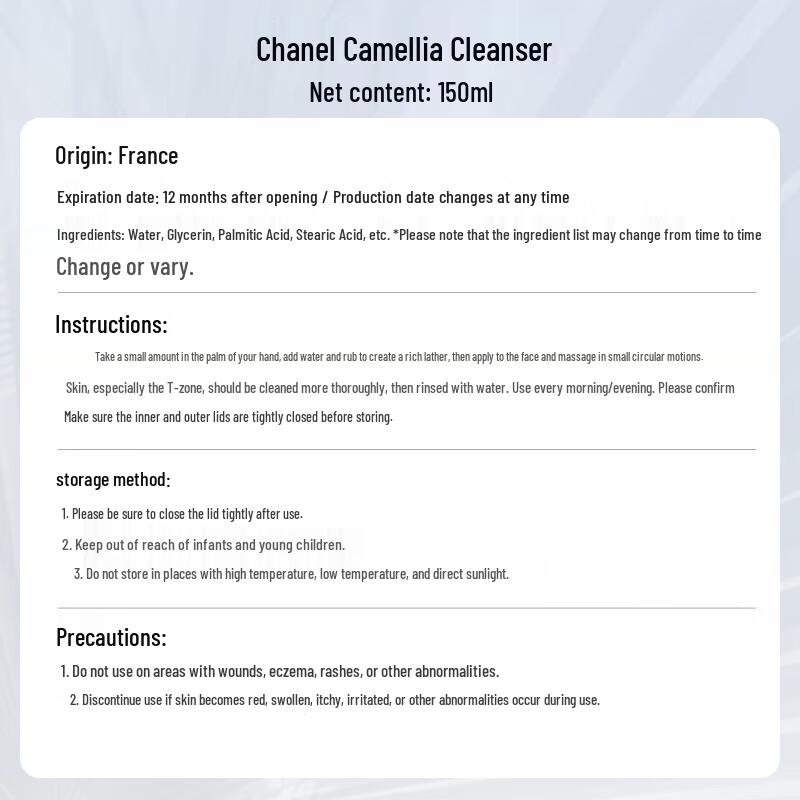 Schwarzkopf Camellia Hydrating Foam Cleanser 150ml