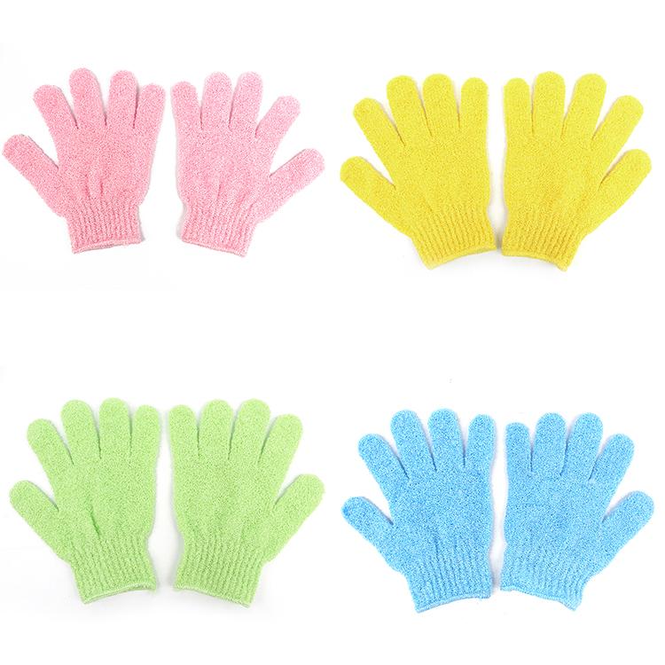 SHIP FROM US Body Scrubber Nylon Bath Glove Custom Exfoliating Gloves Bath Mitt Shower Exfoliating Gloves