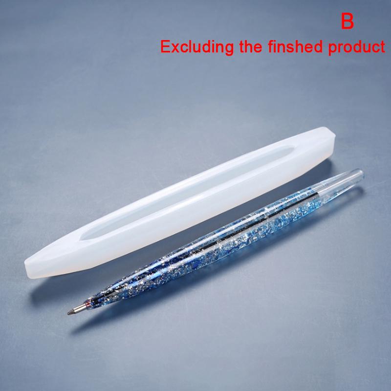 Resin Epoxy Silicone Mold Diy Ball Point Pen Box Making Tool Refill