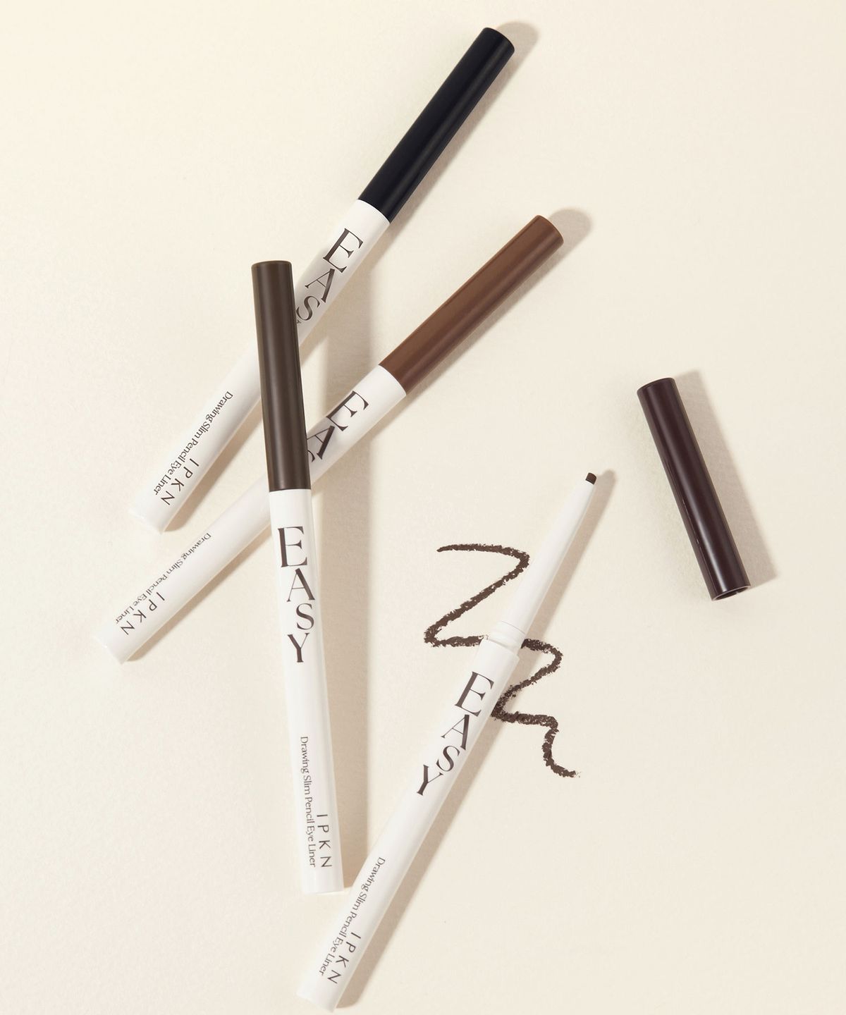 Easy Drawing Slim Pencil Eyeliner (4 colors) No. 1 Black