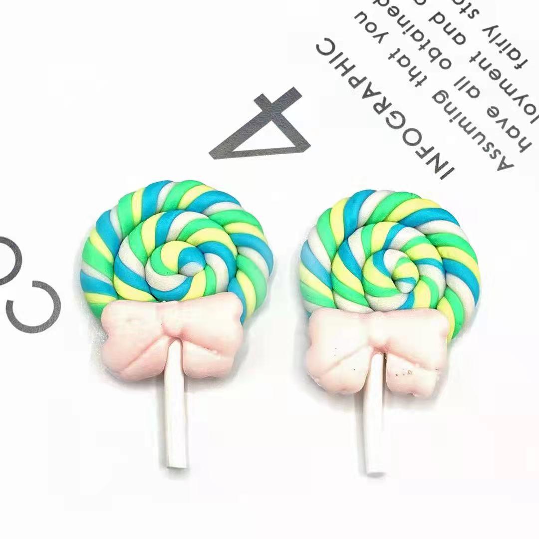 

DIY Polymer Clay Charm Kit: Bow Tie, Lollipop, Cream, Glue- Phone Case, Toy, Hair & Beauty Accessories, Pendant