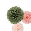 Colorful Paper Flower Set for Birthday, Wedding, or Party Decor