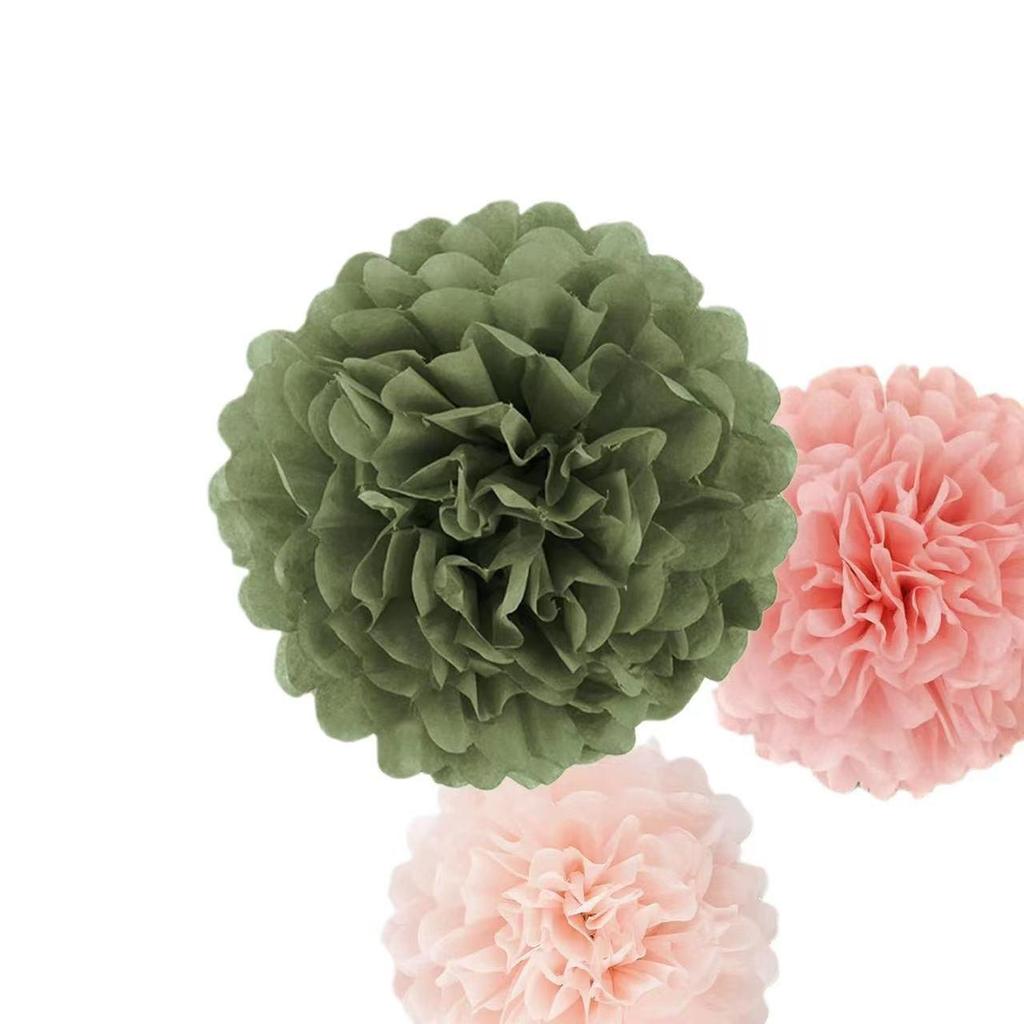 Colorful Paper Flower Set for Birthday, Wedding, or Party Decor
