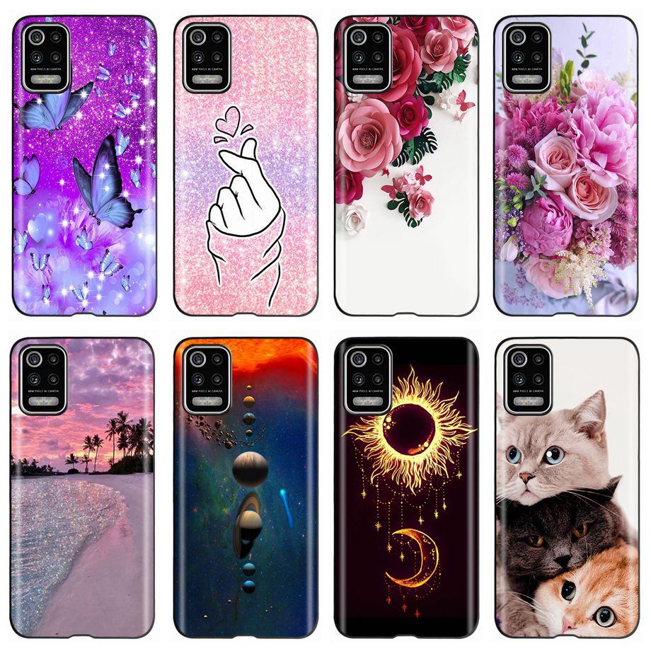 Phone Case For LG K42 K52 K62 K22 Case Soft Painted Luxury Silicone Black Cover For LG K62 Coque K 42 Shockproof Funda for LGK52