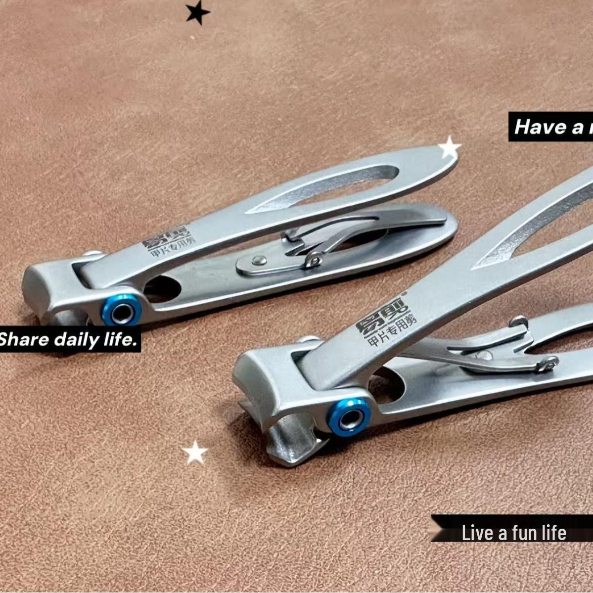 Large Stainless Steel Nail Clippers - Die Cast Forged for Manicure & Pedicure