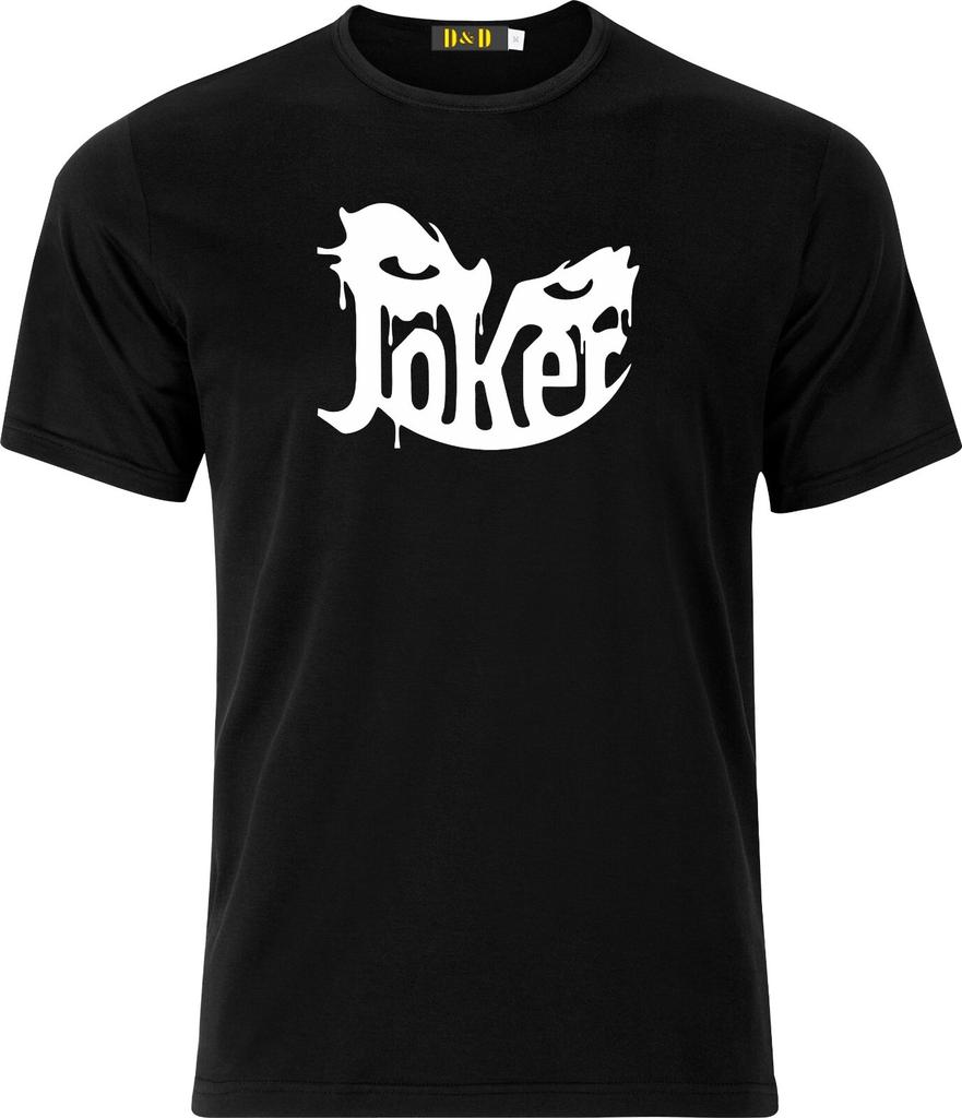 Joker xmas present funny humour cotton T Shirt Mens Womens Tees Top