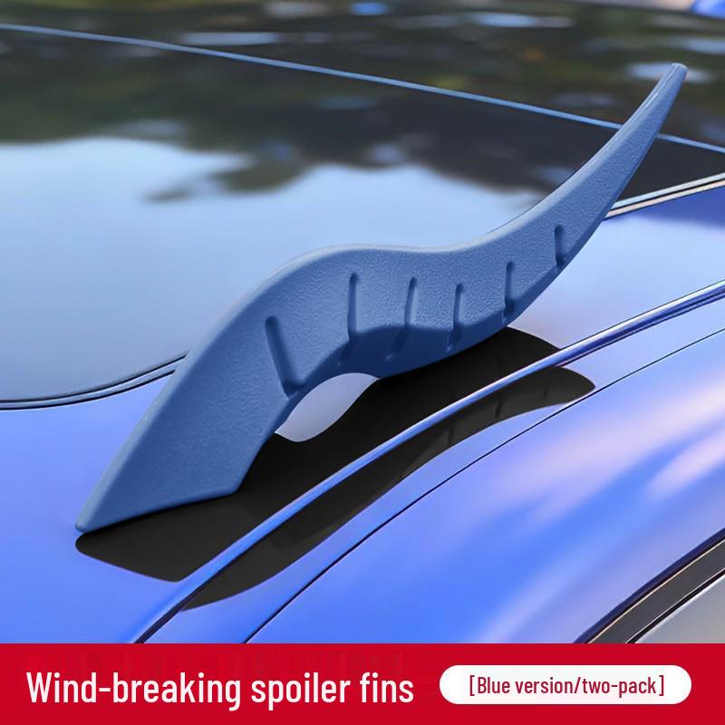 Universal Dragon Horn Arc Spoiler Fin Trim for Sedans and SUVs