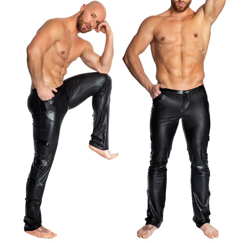 Mnner Sexy Unterwsche Motorrad Kleidung PU Leder Show Kleidung Enge Hosen  Kostm Hosen gnstig kaufen  Preis, kostenloser Versand, echte Bewertungen  mit Fotos  Joom