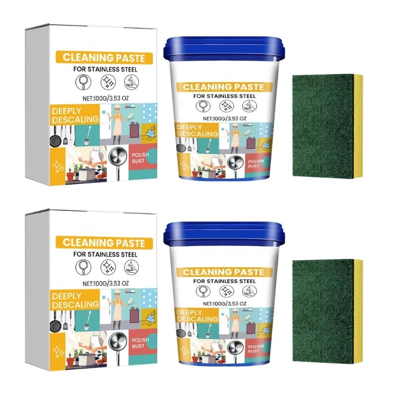 Professional Metal Surfaces Care StainlessSteel Polish Cleanings Pastes Quick Restorations