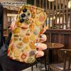 Phone Case: 2D flat, suitable for Samsung Galaxy A34 A35 M05 M06 S20 S22 S21 FE Plus 5G, featuring cute felt food, a perfect Christmas and Halloween f