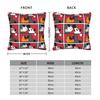 Kawaii  Anime Minnie Cartoons Pillowcase  Cushion Cover Decorative  Mickey Mouse  Throw Pillow Case Cover Home Square