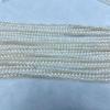 Freshwater Millet Pearl Semi-Finished Necklace 3-3.5mm White Near-Round Lustrous Beads for DIY Jewelry