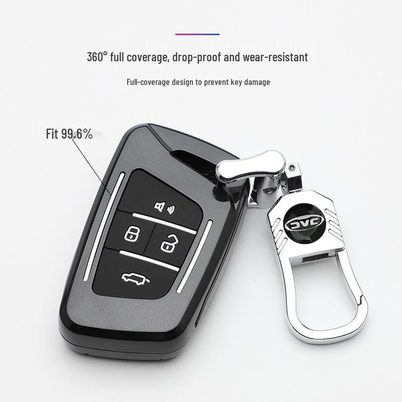 JAC Car Series Key Cover: Fashionable, Personalized Remote Control Shell with Buckle Design