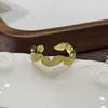Mittelalterlicher Vintage Leichter Luxus Emaille Exquisite Blüte Öffnungsring Retro Nische High-End Ring