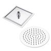 Hotel Bathroom Stainless Steel Rain Shower Head with Water Heater Nozzle