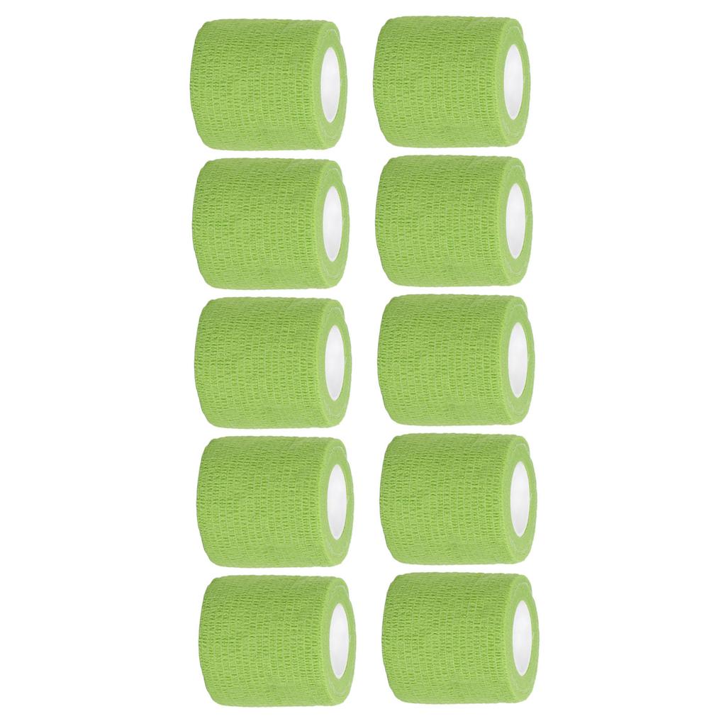 10Pcs Self Adhesive Elastic Bandage Multifunctional Disposable Shockproof Antislip Tattoo Handle