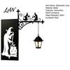 Integrated Storage Lighting Library Lantern, Decorative Bookshelf Lighting, Witch Hat Lamp for Reading Nook, Vintage Iron Bookend with Light Warm LED