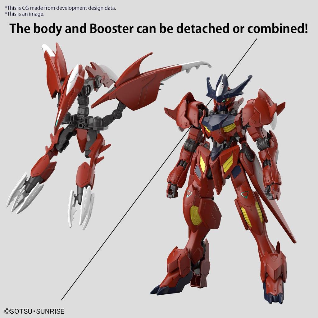 HG Gundam Build Metaverse Gundam Amazing Barbatos Lupus plastikový model v měřítku 1/144 barevně odlišený