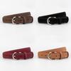 Leather Belt For Women With Zinc Alloy Buckle Stylish Casual And Office Wear