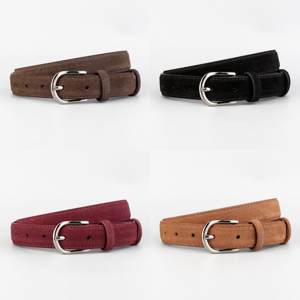 Leather Belt For Women With Zinc Alloy Buckle Stylish Casual And Office Wear